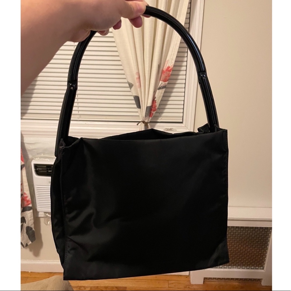 Prada Tessuto Flex Handle Handbag